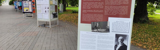 В Тарту работает выставка о политической жизни города