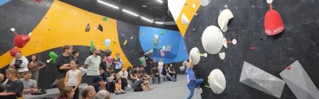 В Таллинне прошли молодежные соревнования по скалолазанию