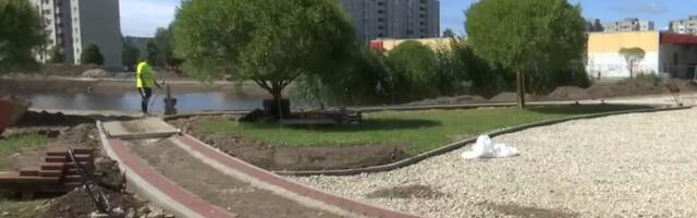 Нетрезвый мужчина решил искупаться в пруду парка Паю в Нарве