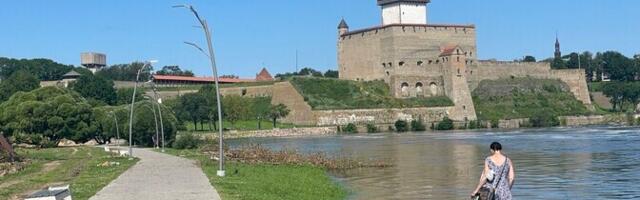 ФОТО: зону отдыха Йоаорг в Нарве подтопило, но не сильно