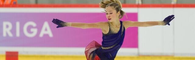 Эстонская фигуристка Элина Гойдина одержала победу на соревнованиях во Франции