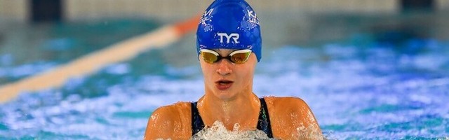 14-летняя пловчиха Энели Ефимова побила очередной рекорд Эстонии