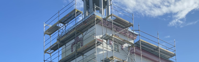 ОБНОВЛЕНО     Реновация фасадов добралась до административного центра Нарвы