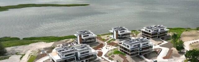 На полуострове Мариенхольм в Хаапсалу завершилось строительство пяти новых домов
