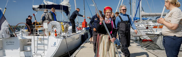 ФОТО: огонь Праздника песни и танца побывал на Сааремаа