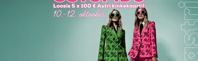 С 10 по 12 октября в Astri Keskus и Fama Keskus пройдёт праздник покупок