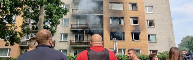 В Тарту в квартире произошел взрыв, пострадали шесть человек