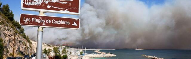 Лесные пожары на юге Франции достигли окраин Марселя