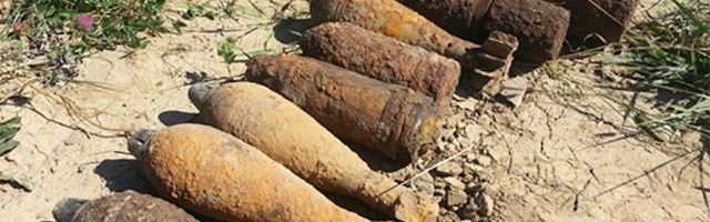 В Ида-Вирумаа в понедельник обнаружили более 40 взрывных устройств военного времени