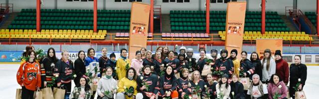 Женщины Нарвы собрались на открытую тренировку по хоккею в честь 8 марта: спорт, здоровье и поддержка от AHF и Linda Kliinik