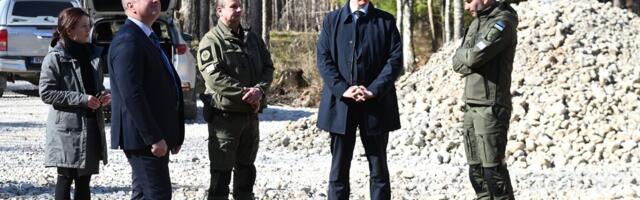 ФОТО | Восточная граница строится, но на финальный участок не хватает денег. Таро: „Мы же не дураки, чтобы остановиться на полпути и сказать, что все в порядке“