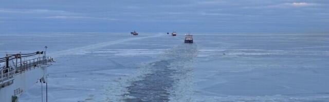 Тяжелые ледовые условия увеличили расходы на ледокольные работы