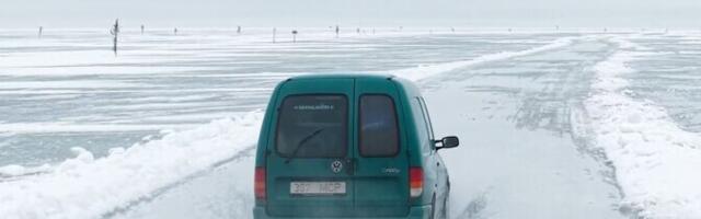 Департамент транспорта закрывает ледовые дороги на Вормси и Кихну