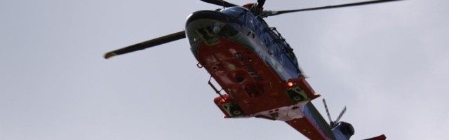 Мужчина упал со строительного крана: в таллиннскую больницу его доставили на вертолете