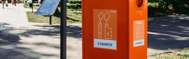 В Таллинне появятся контейнеры для сбора отходов э-сигарет