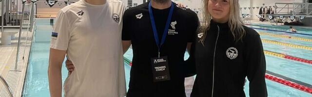 Пловцы Марк Ильчишин и Маари Рандвяли в Литве установили рекорды Эстонии