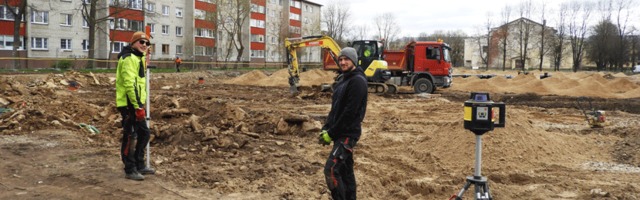 У Кренгольмской гимназии в Нарве строят не школьный стадион, а многофункциональный спортивный центр, который будет открыт для всех горожан