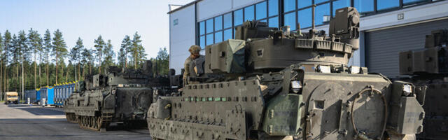 В Южной Эстонии рядом с военным городком заметили два беспилотника: один из них сбили