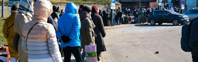 Время ожидания на нарвском погранпункте вновь увеличилось