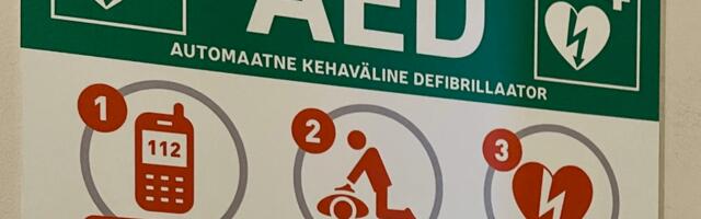 В Нарве устанавливают автоматические дефибрилляторы