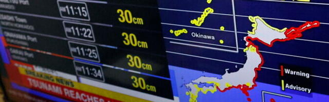 В Тихоокеанском регионе из-за мощного землетрясения объявлено предупреждение о цунами