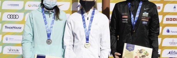 Cаина Мамедова завоевала серебро на чемпионате Эстонии по кроссу