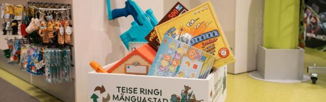 Сеть XS Mänguasjad открыла пункты обмена игрушками в Таллинне и Тарту