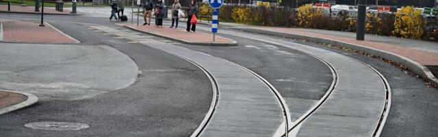 Осталось дождаться трамвая: в Таллиннском аэропорту построили ответвление трамвайной линии