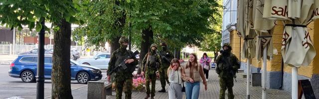 В Нарве прошли «смешные» учения: боя не было – противник не явился