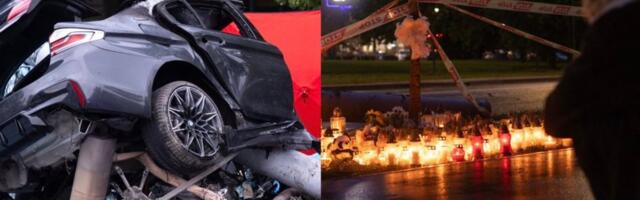 ФОТО | В Вильнюсе 19-летняя водитель BMW устроила смертельное ДТП: погибли двое