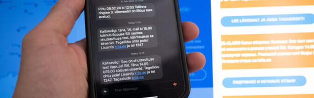 В Эстонии 28 октября протестируют систему оповещения населения через мобильные телефоны