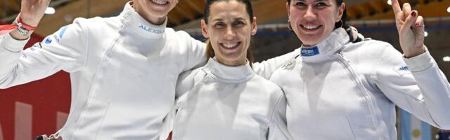 Эстонские шпажистки отправились на Кубок мира в Канаду без тренера — и завоевали золото!