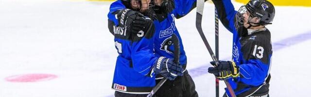 ЧМ по хоккею в Каунасе: юношеская сборная Эстонии завершила турнир на победной волне