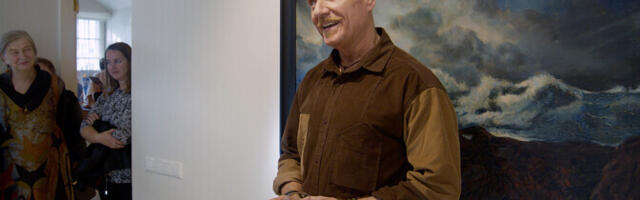 ФОТО: в Курессааре открылась персональная выставка Марта Сандера