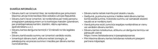 Maxima Latvija вводет новые цифровые водарочные карты