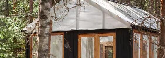 Отдых в эстонских лесах: нашли для вас необычный домик-парник