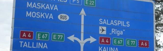 В Латвии могут полностью убрать дорожные знаки с упоминанием Москвы и других российских городов  