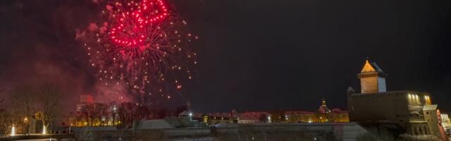 Нарвитяне: «В этом году новогодний салют был очень красивым!»