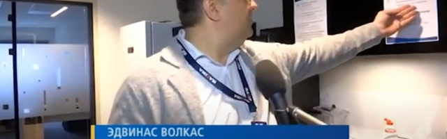 ВИДЕО: В Maxima измеряют своим своим офисным работникам температуру с помощью высокоточных термокамер