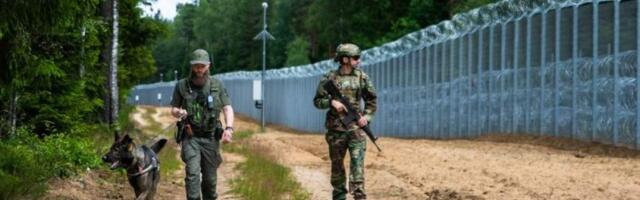 На границе Литвы с Беларусью пограничники развернули 20 нелегальных мигрантов