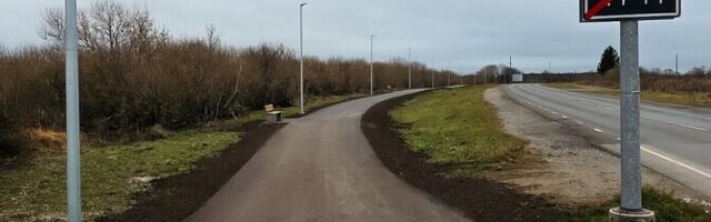 Завершено строительство велопешеходной дорожки от Силламяэ до Вайвара