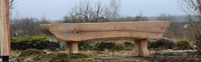 ФОТО и ВИДЕО: при въезде в Нарву открыли "скамью Карла XII"