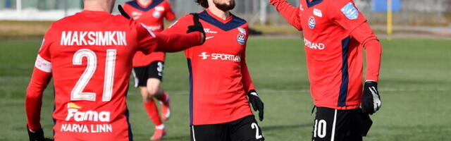 ЧЭ по футболу: нарвский "Транс" одолел "Калев"