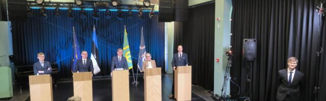 ВИДЕО | Эстония стала на шаг ближе к строительству АЭС. Правительство дает пресс-конференцию в Нарве