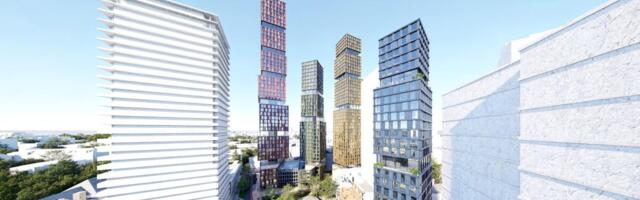 Capital Mill планирует построить в центре Таллинна четыре новых небоскреба