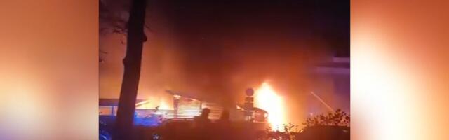 В кондитерском цехе Maxima в Пыхья-Таллинне вспыхнул пожар