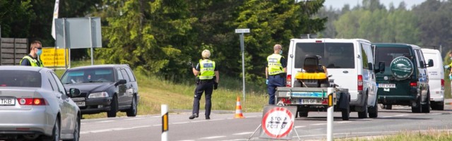 За минувшие сутки на дорогах Эстонии задержали шестерых нетрезвых водителей
