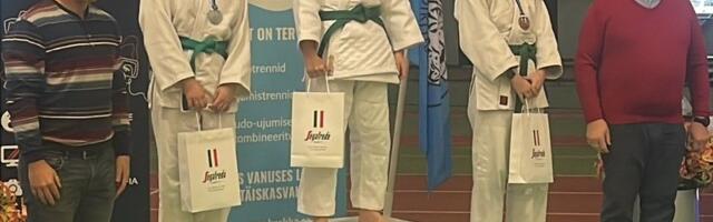 Нарвские дзюдоисты завоевали три медали на чемпионате Эстонии