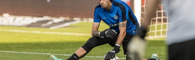 ВИДЕО | Вратарь сборной Эстонии ценой сотрясения мозга помог команде одержать победу в Швеции: „Там было что-то вроде нокаута“