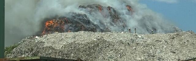 На свалке Уйкала ликвидирована опасность новых возгораний